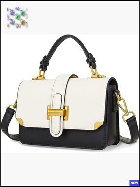 Leather Crossbody Satchel Adjustable Strap Multi-Pocket Classic Elegant Handbag